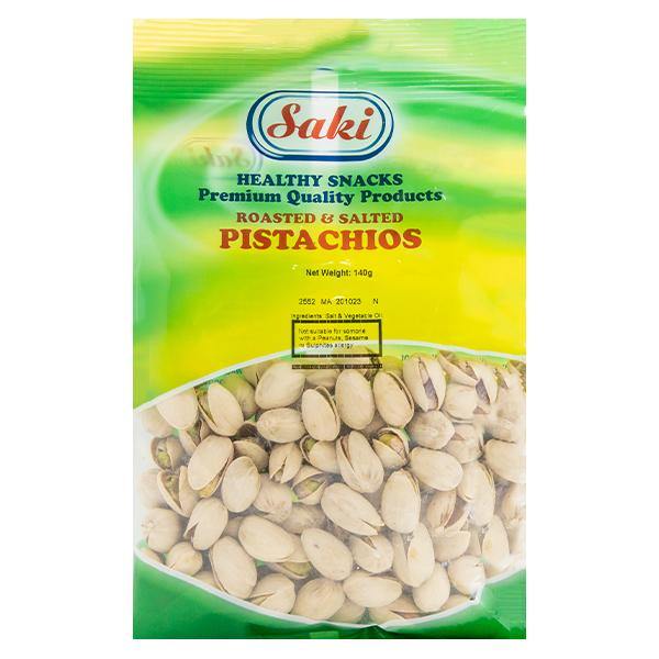 Saki Roasted & Salted Pistachios 140g @ SaveCo Online Ltd