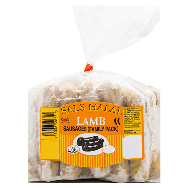 Sals Halal Spicy Lamb Sausages Family Pack (1.3kg) @ SaveCo Online Ltd