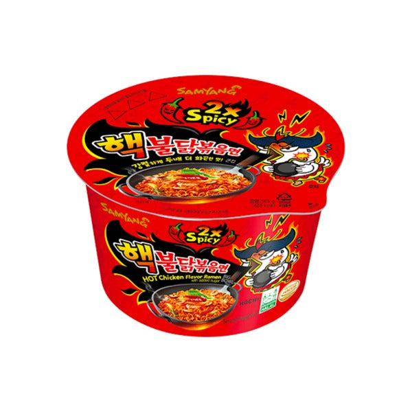 Samyang 2x Spicy Hot Chicken Flavour Bowl Noodles 105g