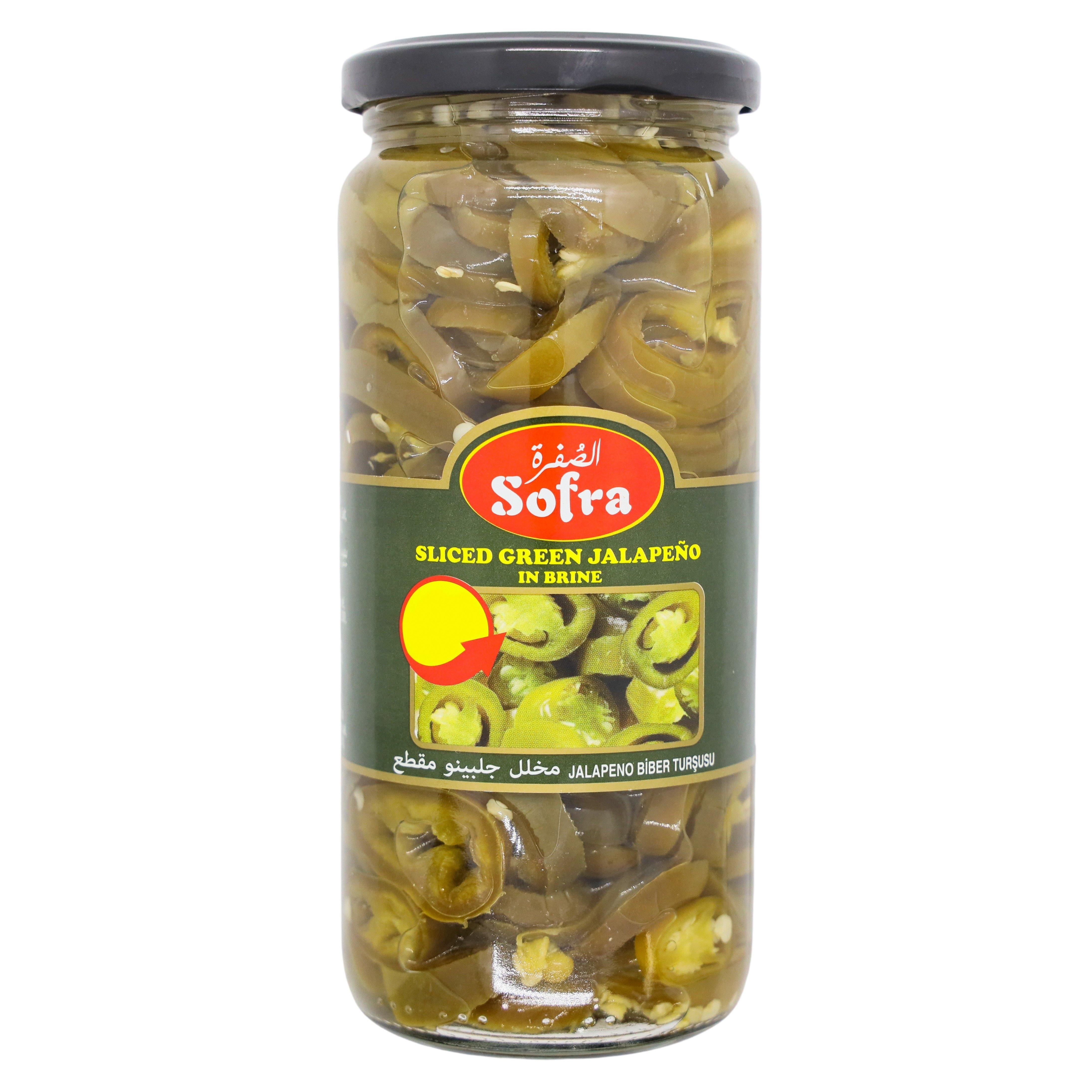 Sofra sliced green jalapenos in brine SaveCo Online Ltd