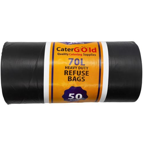 Cater Gold black bags - 70 litres SaveCo Online Ltd