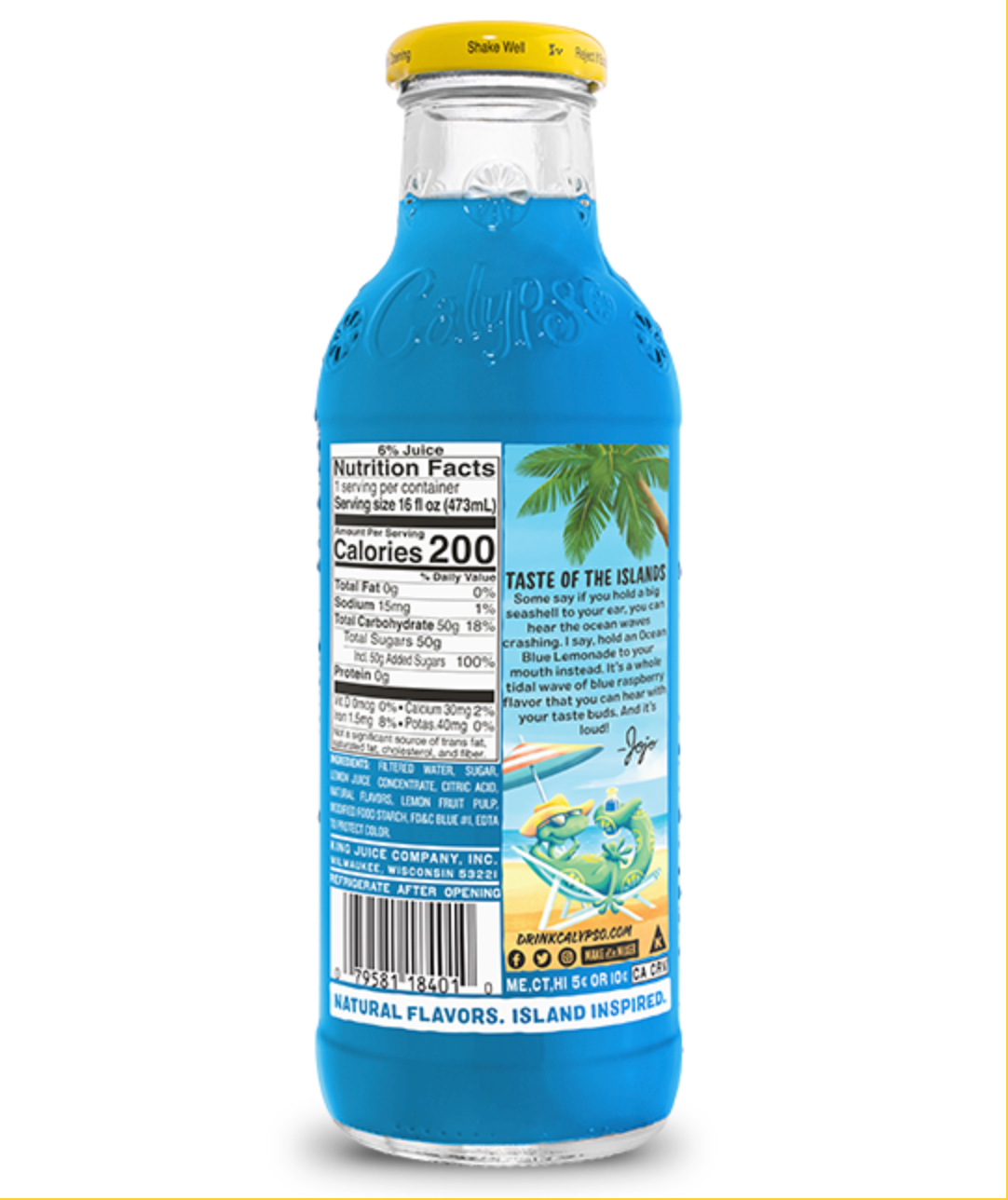 Calypso Ocean Blue Lemonade Back @SaveCo Online Ltd