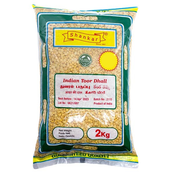 Shankar Indian Toor Dhall 2kg @ SaveCo Online Ltd