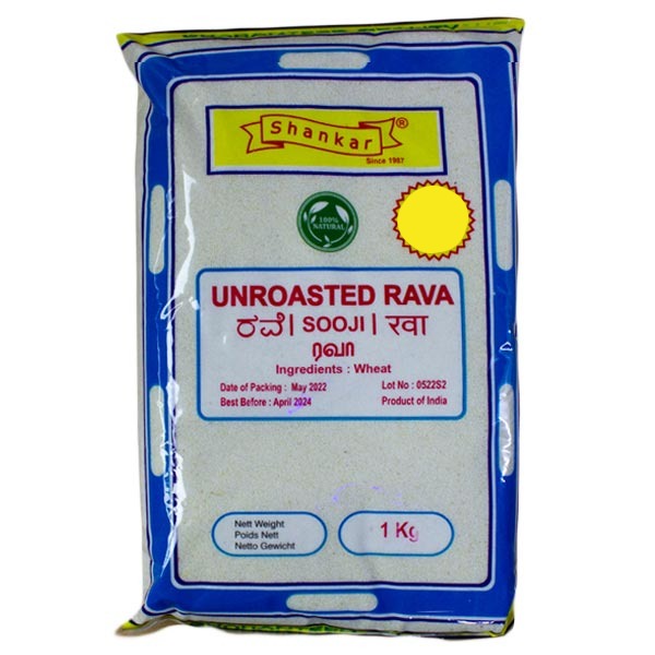 Shankar Unroasted Rava (Sooji) 1kg @SaveCo Online Ltd