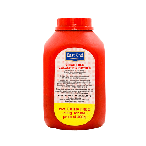 East End Bright Red Food Colouring 500g @ SaveCo Online Ltd
