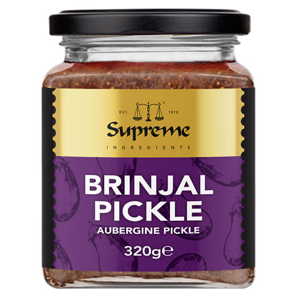 Supreme Brinjnal Pickle (Aubergine Pickle) 320g @ SaveCo Online Ltd