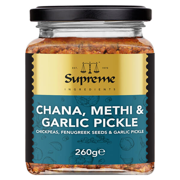 Supreme Chana, Methi and Garlic Pickle 260g @ SaveCo Online Ltd