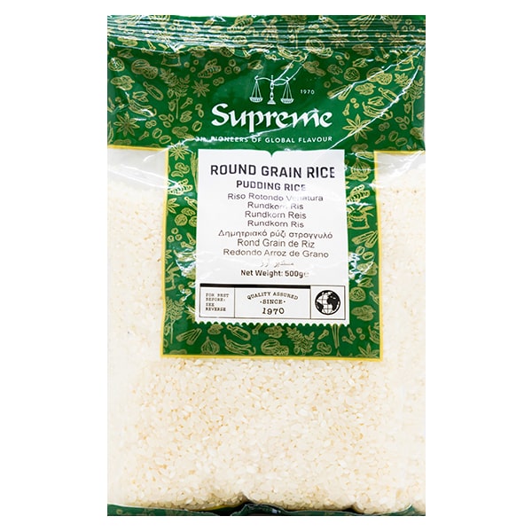 Supreme Round Grain Pudding Rice 500g @ SaveCo Online Ltd