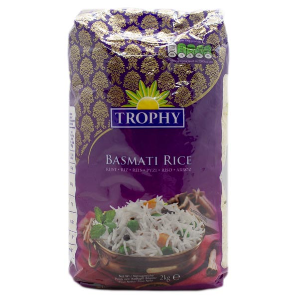 Trophy Basmati Rice 2kg| Groceries Online | SaveCo Online Ltd