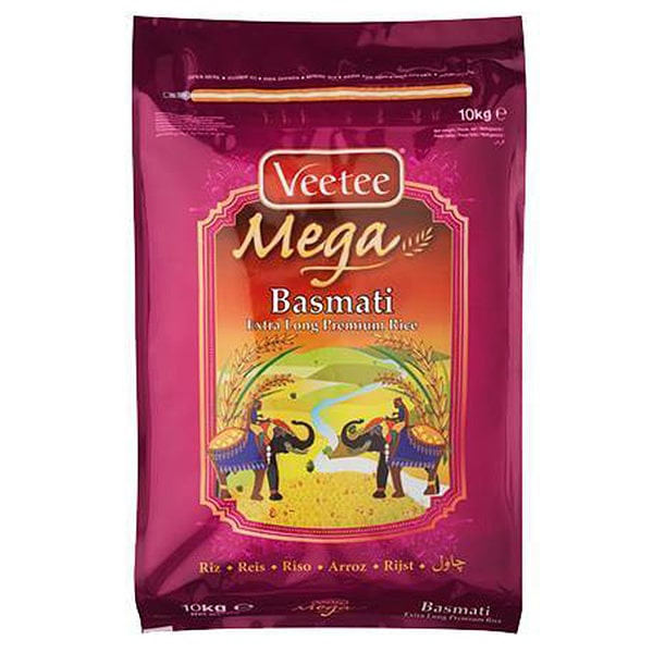 Veetee Mega Extra Long Basmati Rice 10kg @ SaveCo Online Ltd