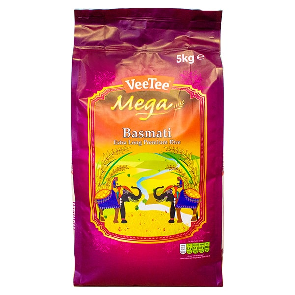 Veetee Mega Extra Long Basmati Rice 5kg @ SaveCo Online Ltd