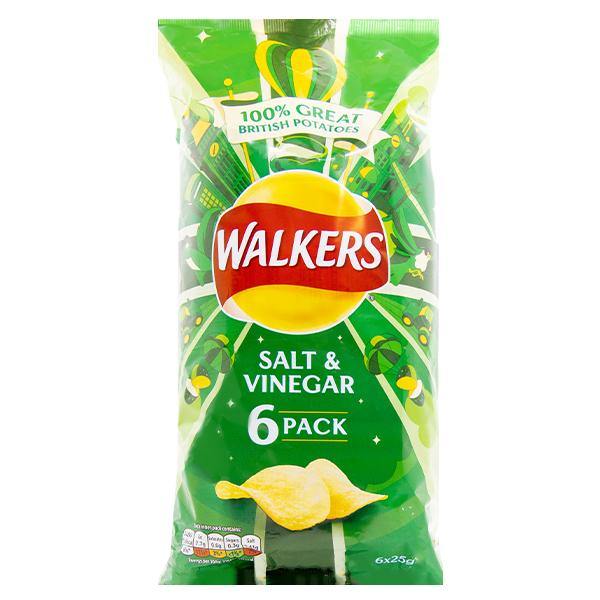 Walkers salt & Vinegar Multipack 6s SaveCo Online Ltd