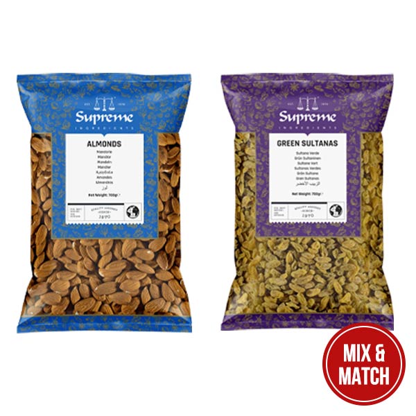 Supreme Almonds & Green Sultanas 700g Mix & Match 3 For £13 @SaveCo Online Ltd