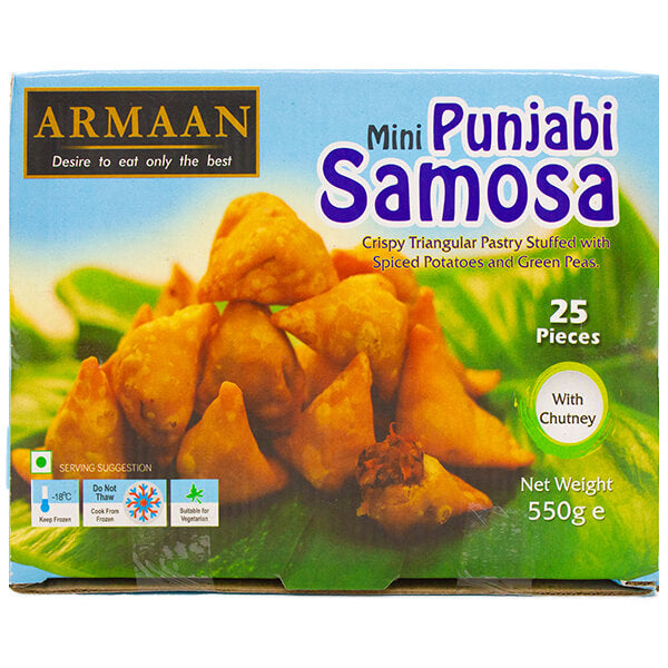 Armaan Mini Punjabi Samosa 550g @ SaveCo Online Ltd