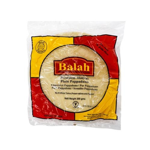 Balah Plain Pappadoms (200g) @ SaveCo Online Ltd