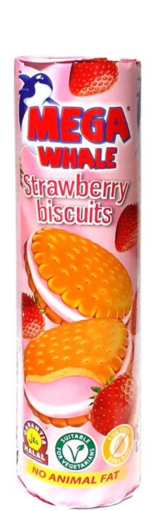 Mega Whale Strawberry Biscuits @ SaveCo Online Ltd