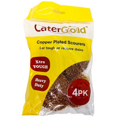 Cater Gold Copper Plated Scourers 4 pack at SaveCo Online 