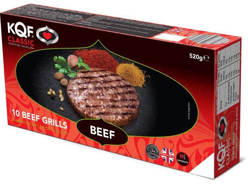 KQF Classic Beef Grills 520g @ SaveCo Online Ltd