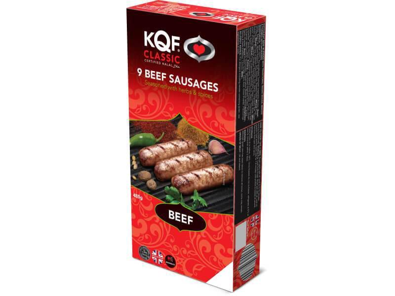 KQF Classic Beef Sausages @ SaveCo Online Ltd