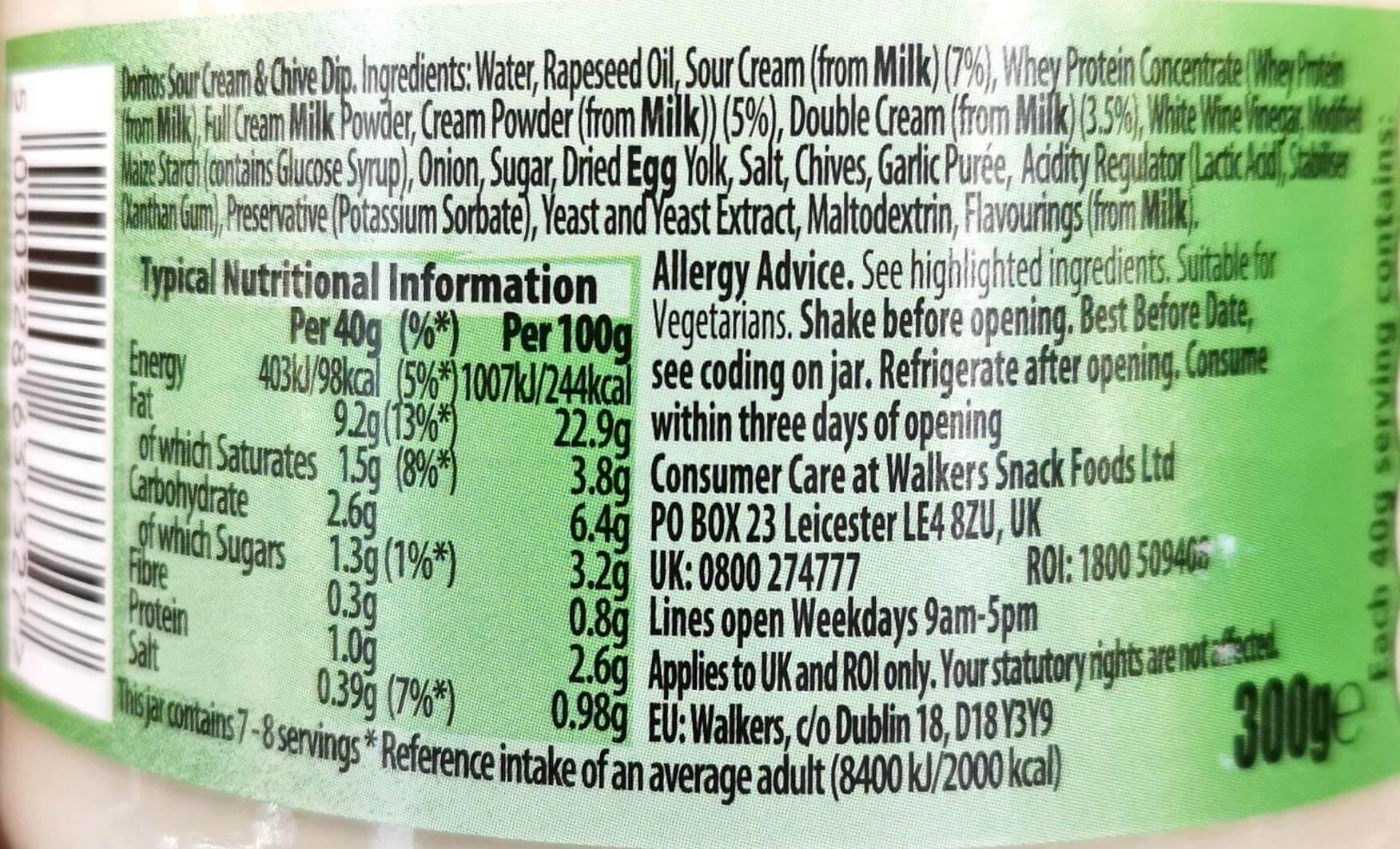 Doritos Sour Cream and Chives Dip Groceries Online SaveCo Online