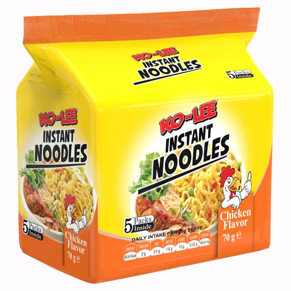 Ko-Lee Chicken Flavour Noodles 5pk @ SaveCo Online Ltd
