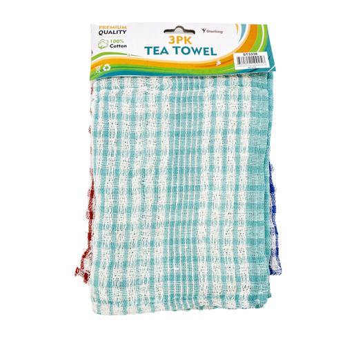 Premium quality 3pk tea towel SaveCo Bradford