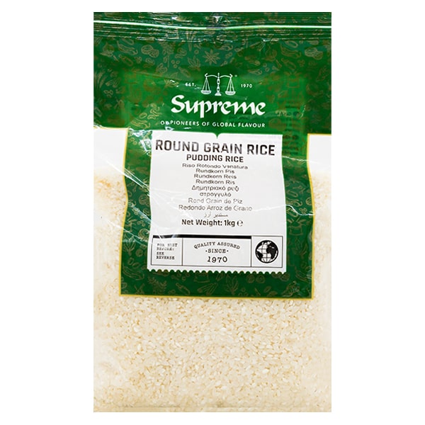 Supreme Round Grain Pudding Rice 1kg @ SaveCo Online Ltd